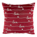 Love Scripted 18x18 Throw Pillow