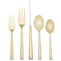 Malmo Gold 5-Piece Flatware Set