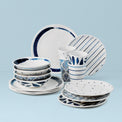 Blue Bay Melamine 16-Piece Dinnerware Set